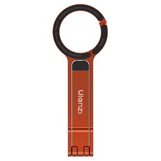 울란지 카라비너 마운트 마그네틱 스마트폰 삼각대, 1개, 글로시 오렌지, MA30