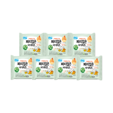 덴마크 자연방목 유기농 짜지않은 아기치즈 1단계, 170g, 7개