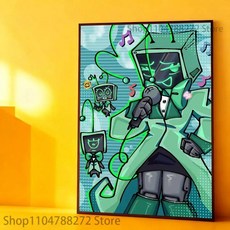 포스터 방수 벽 아트 데칼 자기 접착식 미적 장식 홈 리빙용, 12. z10