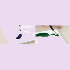 유화채색 아크릴화 작업용 긴손잡이 미술붓 2호