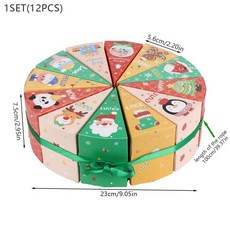 크리스마스 어드벤트 캘린더 박스 채울 종이 카운트다운 새해 장식에, 1. Mix