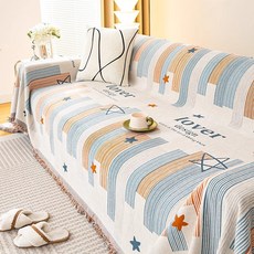 고양이 발톱 방지 소파 커버, 180x200 (1인용), 소원 블루