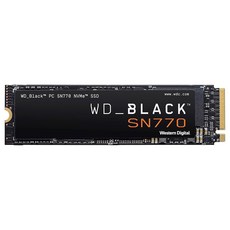 WD_BLACK 250GB SN770 NVMe 내장형 게이밍 SSD 솔리드 스테이트 드라이브 - Gen4 PCIe M.2 2280 최대 4000M, 1TB, 한개옵션1