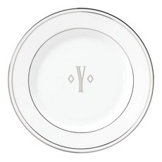 lenox 레녹스 Federal Platinum Block 모노그램 디너웨어 빵/버터 플레이트 Y 251219, lenox 레녹스 Federal Platinum Blo