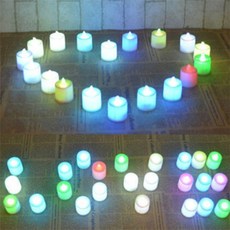 도비 컬러 LED 캔들 led촛불전구