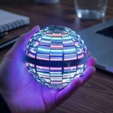 플라잉 매직볼 LED 공중부양 제스처 호버 비행 던지는 돌아오는 디스크, 블루 / 회전 비행구