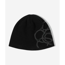 [노드랩스] DEV:8 GRAPHIC KNIT BEANIE_BLACK