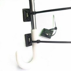 桃園出貨 機車小雨傘 手機架 手機架遮陽 小傘 手機小傘 機車 遮陽小雨傘 外送必備 迷你小雨傘 遮陽傘 雨傘, 6套綁傘器+6根長紮帶