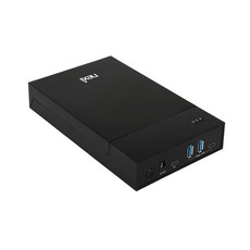 넥시 NX-U3035HC-HUB 3.5인치 외장하드 케이스 유전원 2in1 멀티 허브, 1개