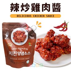韓國永味 辣炒雞肉醬 500g 韓式炸雞醬, 1個