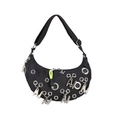 MSGM 아일렛 참 숄더 백