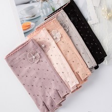 SINPAID 여성 반장갑 자외선차단 장갑 운전 터치 손가락 여름 봄 가을 자전거, 베이지, 1개