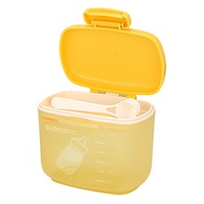 순수아 휴대용 분유케이스, 옐로우, 1개