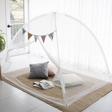 다샵 1초완성 원터치 텐트형 모기장, 퓨어화이트