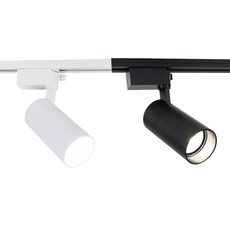 비츠온 LED 일체형 COB 레일 등기구 10W 20W 각도 조절 플리커프리, 화이트, 전구색(노란빛)