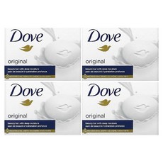 도브 센서티브 스킨 뷰티 바 비누 4개입 (각 106g) 무향 저자극 순한 세안전신용 보습 비누 (원산지 미국), 106g