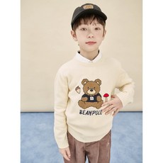 빈폴 키즈 빈폴 BEANPOLE KIDS 곰돌이 풀오버 니트 아이보리 (BI5X51U010)