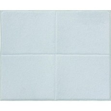 오카토 접어 매달려 흡수 배수 매트 블루 씻을 수 있는 부엌 40×50cm, 1개, 상세페이지 참조