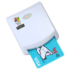 EZ100PU 晶片讀卡機 報稅讀卡機 支援多系統, 極簡白, 1個
