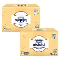 크리넥스 마이비데 키즈 화장실 물티슈 10매 15입 2개, 30개