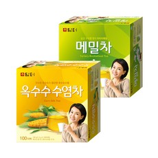 담터 옥수수수염차 +메밀차, 2개, 100개입, 1.5g