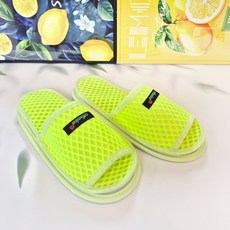 쿨매쉬 청소슬리퍼(그린) 간편한청소 슬리퍼, 1개