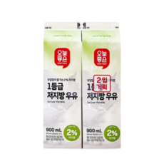오늘좋은 1등급 저지방우유 (900ml ), 3개, 1.8L