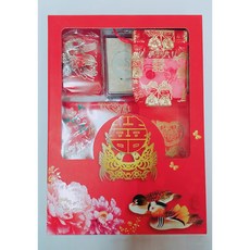 一生一世 子婿兜.女婿肚巾禮盒組(盒) /女方回禮必備/訂婚用品/結婚用品 /車頭彩/婚俗用品, 1個