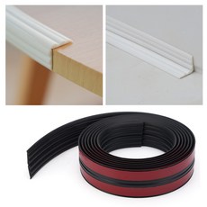 FTL 셀프 쿠션 폴딩모서리 보호대 몰딩 (길이5M), 블랙, 1개