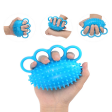 에폭슨 손바닥 마사지볼 스파이키볼 트레이너, 1개, 블루