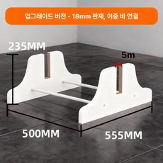 세라믹 스탠드 전시대 견본대 회전 책장형 견본랙 판넬, 1개, 화이트 1.8 슬롯 5.3 A