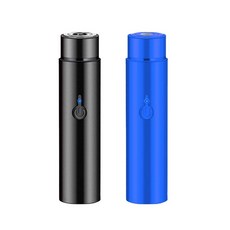 迷你USB充電電動刮鬍刀 圓柱款 隨身便攜, 顏色隨機, 通用型