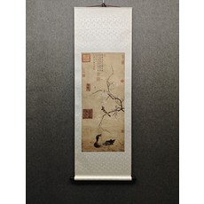 宋畫 宋徽宗趙佶梨花圖 宋式美學掛畫 高清微噴複刻, 參考詳情頁