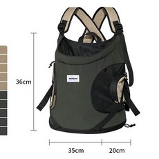 KOREAM 寵物外出後背包, 燕麥灰, 1個