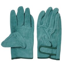 [에이스] 【대량 구매】[3켤레 세트] 작업용 장갑 소가죽 장갑 오일 가공 내부 충전 L사이즈 AG445-3P 그린, L, 3쌍 세트