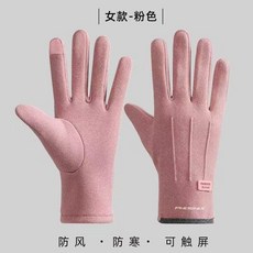 鳳凰保暖女士手套秋冬可觸屏戶外騎行加絨防風防凍棉毛絨運動加厚 副廠商品
