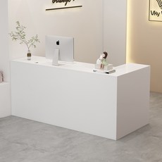 안내데스크 카운터 계산대 미용실, 120x60x90cm, 이노센스화이트로좌회전(우회전시주의)