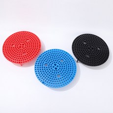 洗車桶 多功能 移動洗車桶 可收納 洗車工具桶 可拆洗車水桶, 沉沙網（藍-紅-黑）