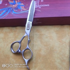 專業理髮剪刀 6寸 440c 內置軸承螺絲, 1個, 如圖所示