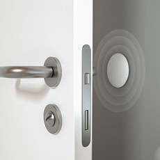 문손잡이 충격방지 실리콘 패드 벽면 보호 원형 투명 도어 범퍼 가정용 안전 완충재, 아이보리 - ONE, 아이보리