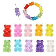 바이유즈 곰젤리 비즈파츠 팔찌만들기 DIY부자재, 구멍20개