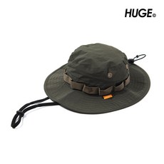 HUGE 機能登山帽 防潑水 戶外奔尼帽 【軍綠色】, 【軍綠色 / 機能防水登山帽】