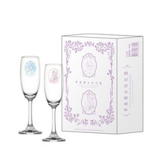 紫羅蘭永恆花園 香檳杯禮盒 Violet, 1個