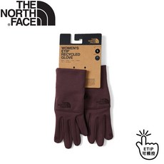 The North Face 女款 ETIP 可回收觸屏四向彈性保暖手套《紫》, 1個, M