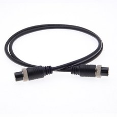 GX16 코어 단일 남성 여성 케이블 카메라 여성 미터 항공 DVR 플러그 커넥터 연장, 0.5meter, 5P로, GX165female female