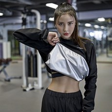 Jangsabu 女款健身長袖排汗衫