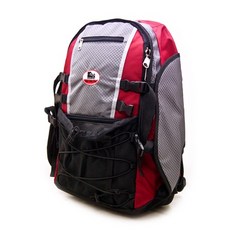 【D.L.D】多輪多 專業競速直排輪背包 台灣製造 競速鞋專用雙肩包 灰黑紅, 1個