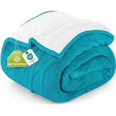 Utopia Bedding 셰르파 담요 킹 사이즈 (카멜 228.6x259.1cm(90x102인치)) - 침대 소파 카우치 캠핑 및 여행용 부드럽고 가벼운 플러시 플리스