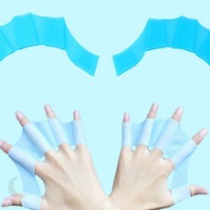 아쿠아 피트니스 수중 물속 체조 훈련 핑거 웨빙 실리콘 핑거글러브, 상세페이지 참조