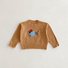 Naizi 卡通立體針織上衣 男女寶寶毛衣